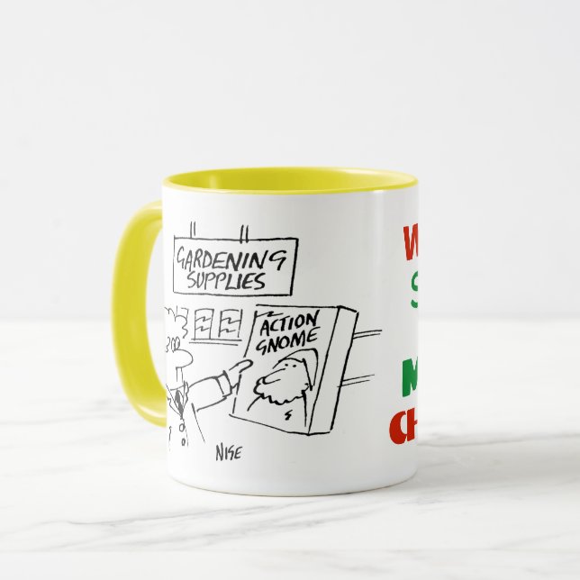 Mug Action Gnome dans le Garden Center (Devant gauche)