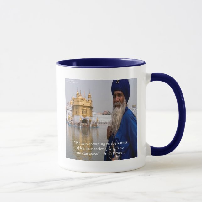 Mug Actions/Karma proverbe sikh (Droite)