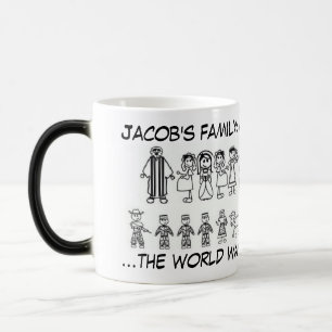 Mug activé par la chaleur familiale de Jacob