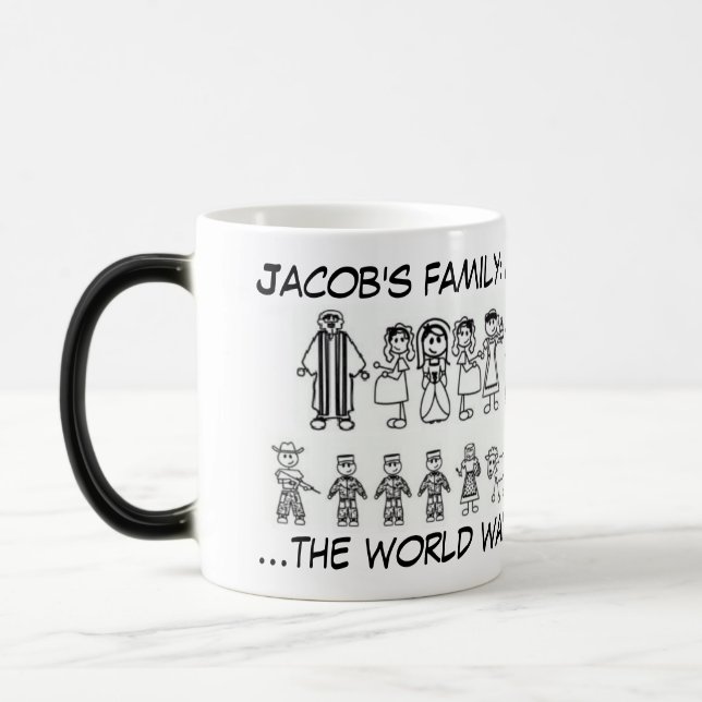Mug activé par la chaleur familiale de Jacob (Gauche)