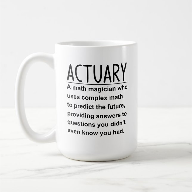 Mug Actuaire (Gauche)