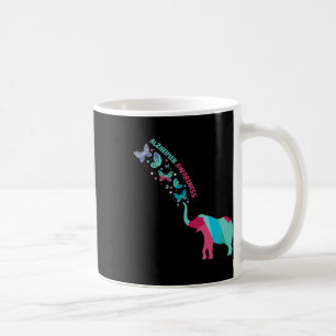 Mug Ad Maladie du patient Papillon éléphant