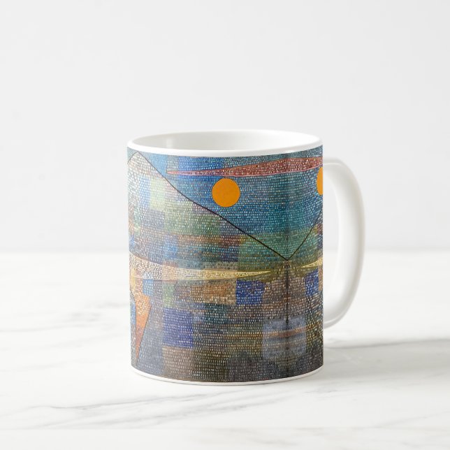 Mug Ad Parnassum de Paul Klee, Art Abstrait (Devant droit)