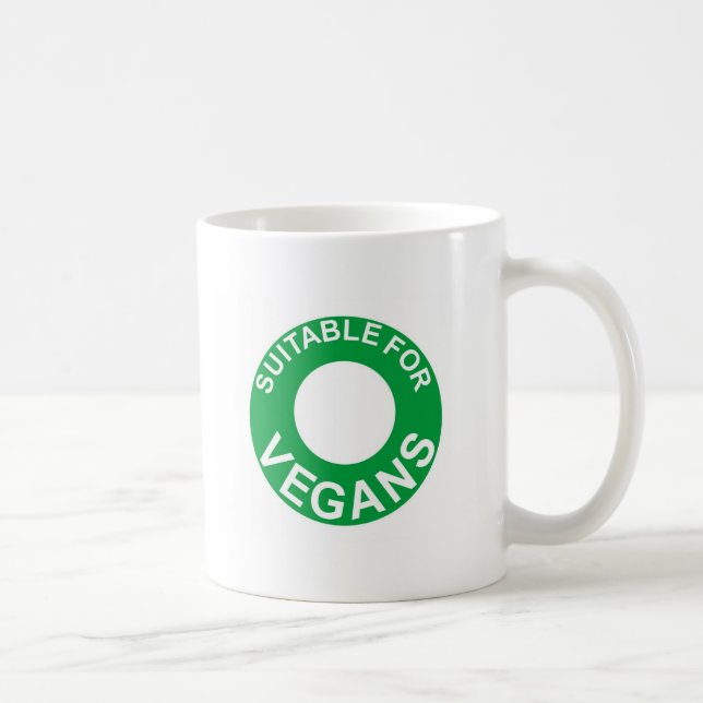 Mug adapté aux végétaliens (Droite)