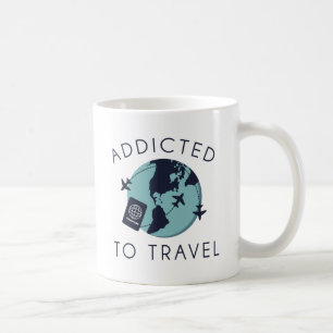Mug Addicité Aux Voyages