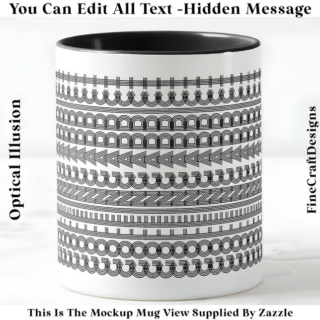 Mug Addict de golf Message caché Amusant nouveauté 111 (Créateur téléchargé)