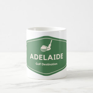 Mug Adélaïde Australie - Golf Course Destination Logo