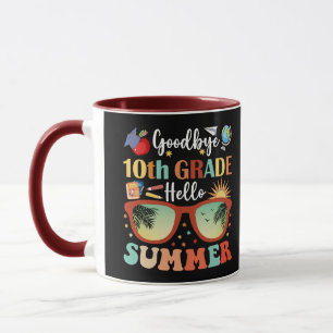 Mug Adieu 10e année Bonjour été