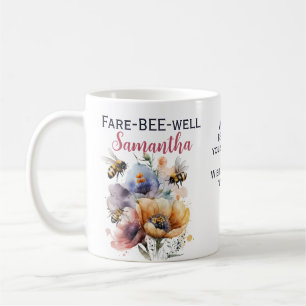 Mug Adieu adieu quitter Floral Bee