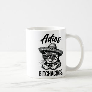 Mug Adios Achos Chat En Sombrero Drôle Espagnol Drôle