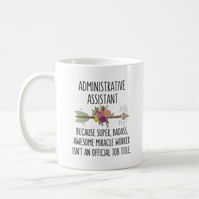 Mug Adjoint administratif Coupe d'Idée de café-mug (Gauche)