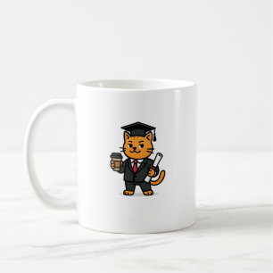Mug Administration des Affaires Diplômé Chat Drôle