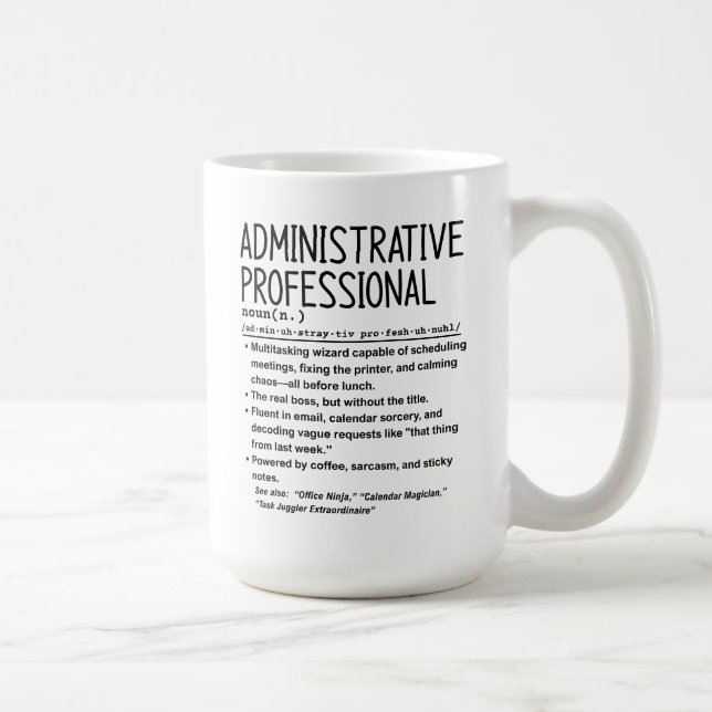 Mug Administrative professional (Droite)