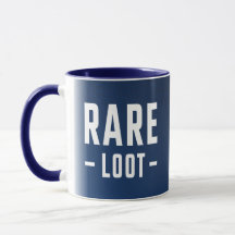 Ado Garçon Gamer Rare Loot Dark Blue Slogan