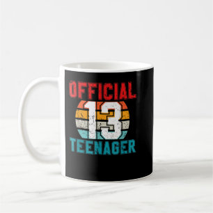 Mug Adolescent OFFICIEL Cadeaux de 13 ans 13e annivers