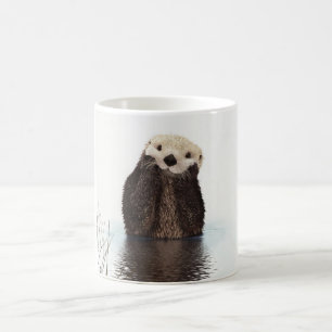 Mug adorable animal de loutre moelleuse mignonne