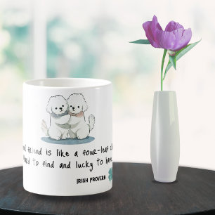 Mug Adorable Bichon Friends avec une citation
