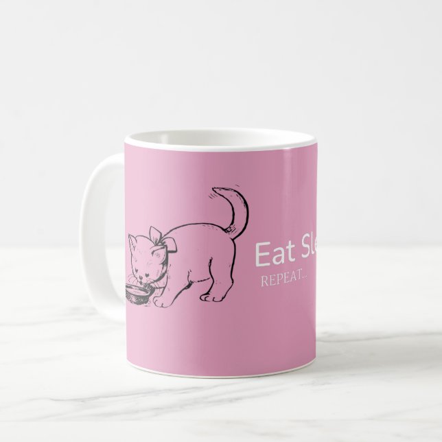 Mug Adorable chat pour animaux de compagnie Conception (Devant gauche)