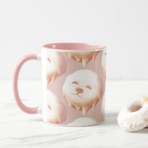 Mug Adorable Donut Visage Chien