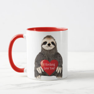 Mug Adorable Fantaisie Fantaisie Valentine's Day Heart