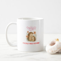Adorable Hedgehog Mother's Day