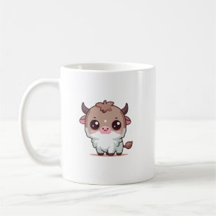 Mug Adorable Kawaii Highland Cow - Joli Buffet de Dess