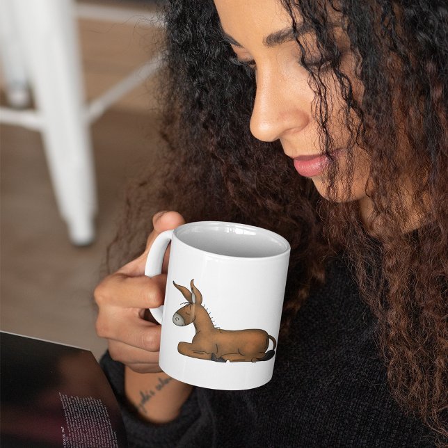 Mug Adorable Muge Brown d'âne (Créateur téléchargé)