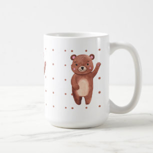 Mug Adorable points d'ours mignon motif fille enfants 