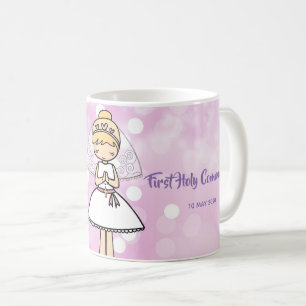 Mug Adorable Première Sainte Communion blonde fille no