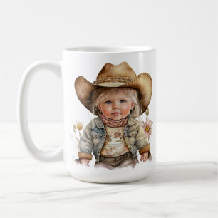 MUG ADORABLE SOURIRE PETITE COWGIRL