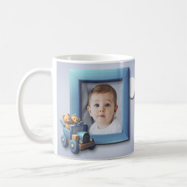 Mug Adorable Teddy Bear Truck Customizable Design (Gauche)