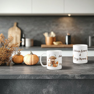 Mug Adorable Vache des Highlands de l'automne