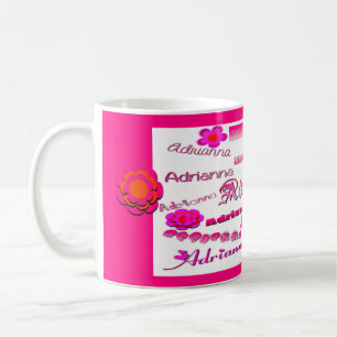 Mug Adrianna Floral Pop Art