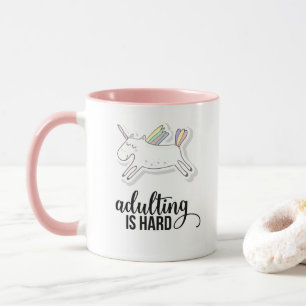 Mug Adulte est Dur Drôle Unicorne