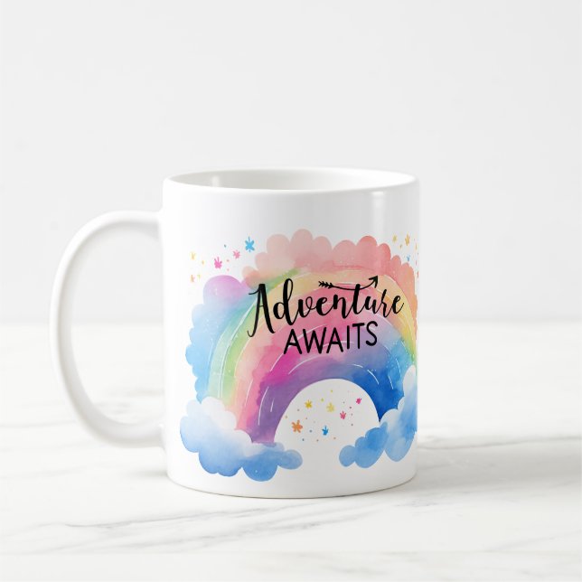 Mug Adventure Await Rainbow (Gauche)