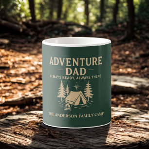 Mug Adventure Papa Camping personnalisé