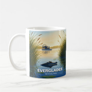Mug Aéronefs et Alligator Parc national des Everglades