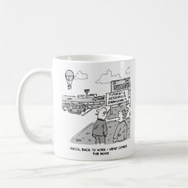 Mug Aérospatiale Boss Hot Air Balloon Ingénieur d'aéro