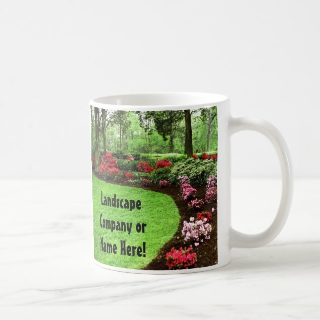 Mug Affaires riches de soin de pelouse de paysage (Droite)