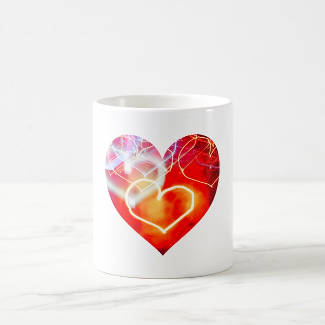 Mug Affection vibrante de l'amour du coeur (Centre)