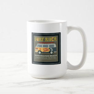 Mug Affiche de Huntington Beach de cavalier de surf