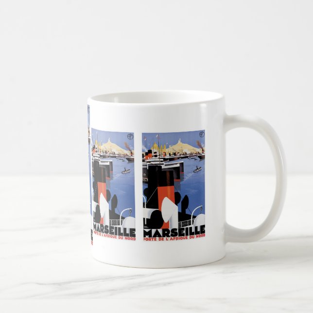 Mug Affiche de Marseille (Droite)