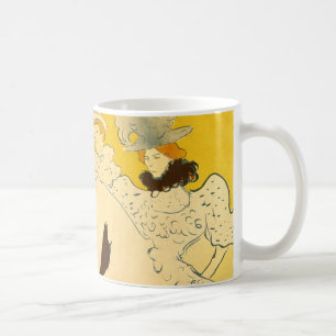 Mug Affiche de Toulouse Lautrec Jeune Fille Jaune Dans