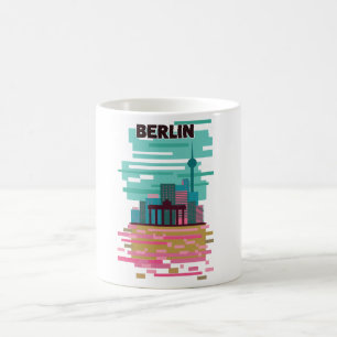 Mug Affiche de voyage à Berlin