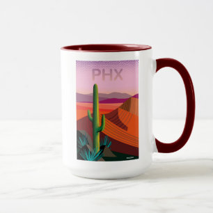 Mug Affiche de voyage de Phoenix Arizona  