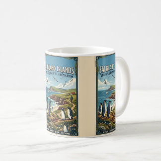 Mug Affiche de voyage des îles Falkland