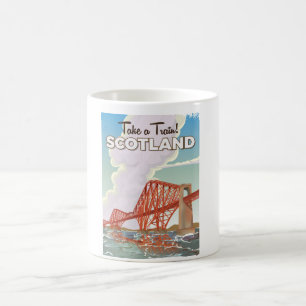 Mug Affiche de voyage du quatrième pont d'Écosse.