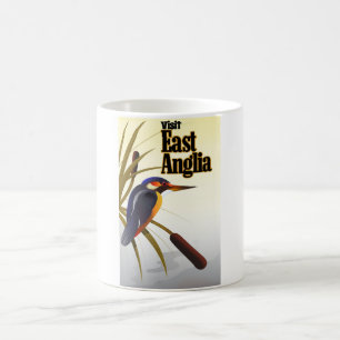 Mug Affiche de voyage vintage d'East Anglia