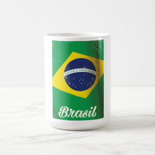 Mug Affiche de voyage vintage du drapeau national du B