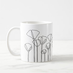 Mug Affiche du champ de pavot